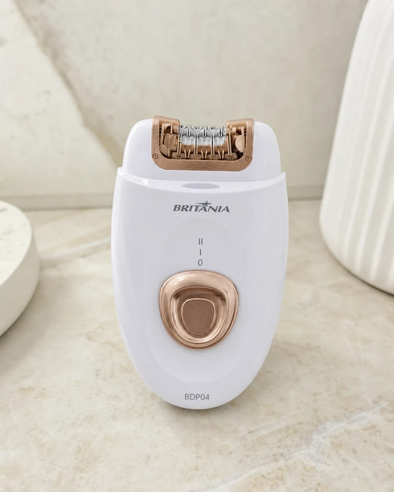Depilador Britânia BDP04 4 Acessórios Branco/Rose Bivolt