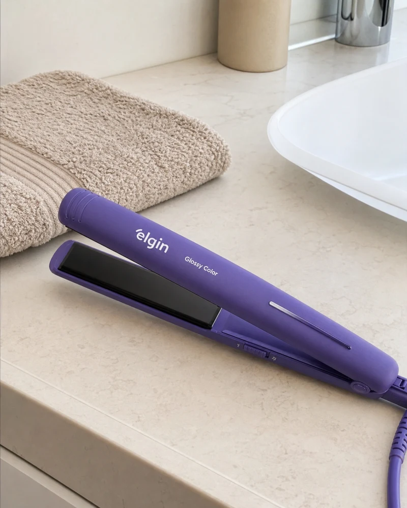 Prancha Alisadora Elgin Glossy Color 230°C Bivolt
